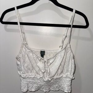 Wild Fable White Crop Top